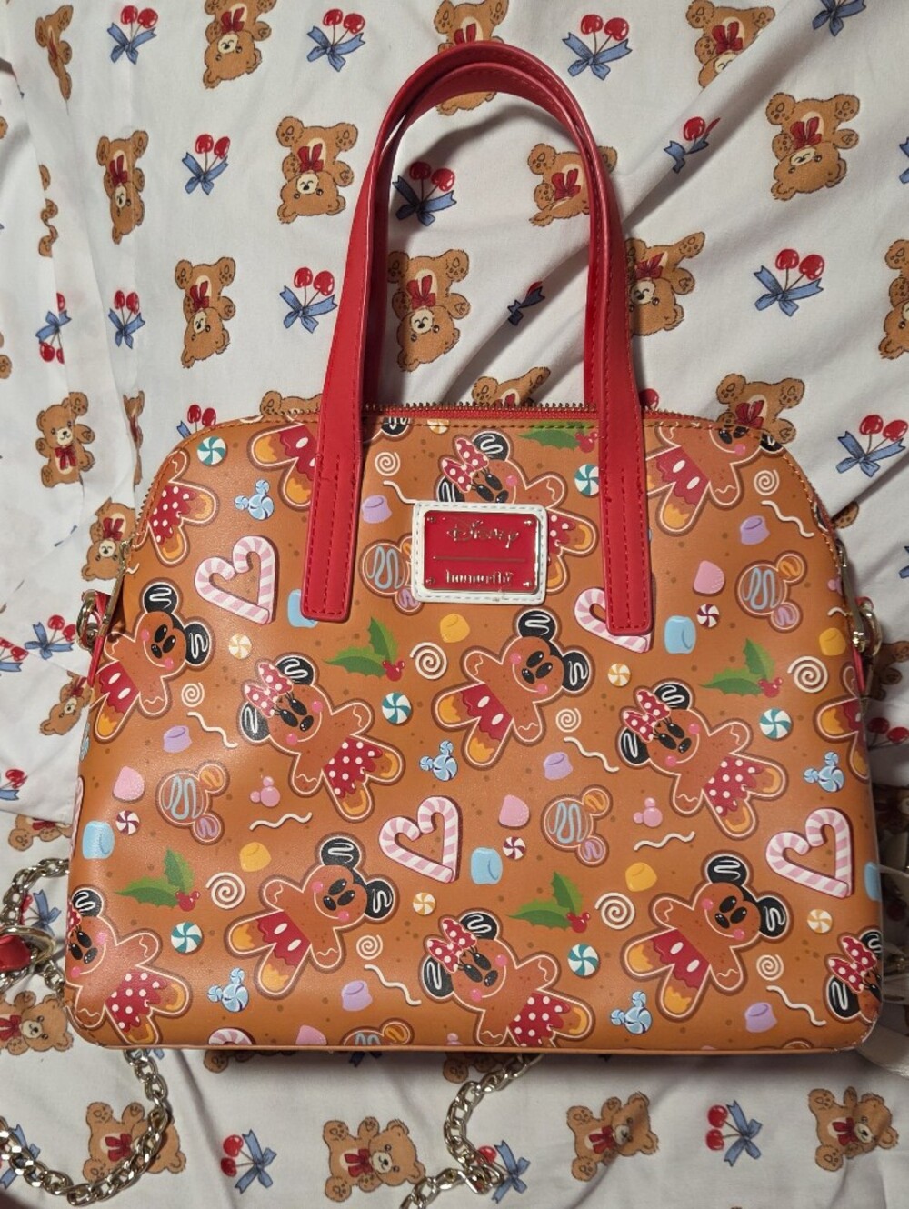Loungefly X Disney Gingerbread Crossbody Bag